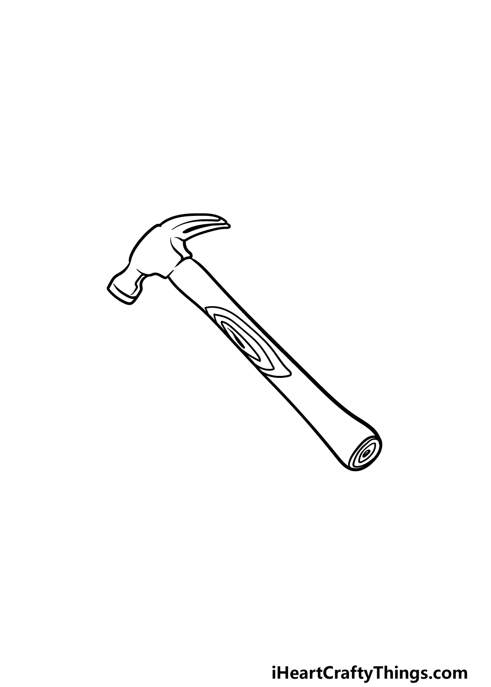 Hammer And Nails Coloring Page