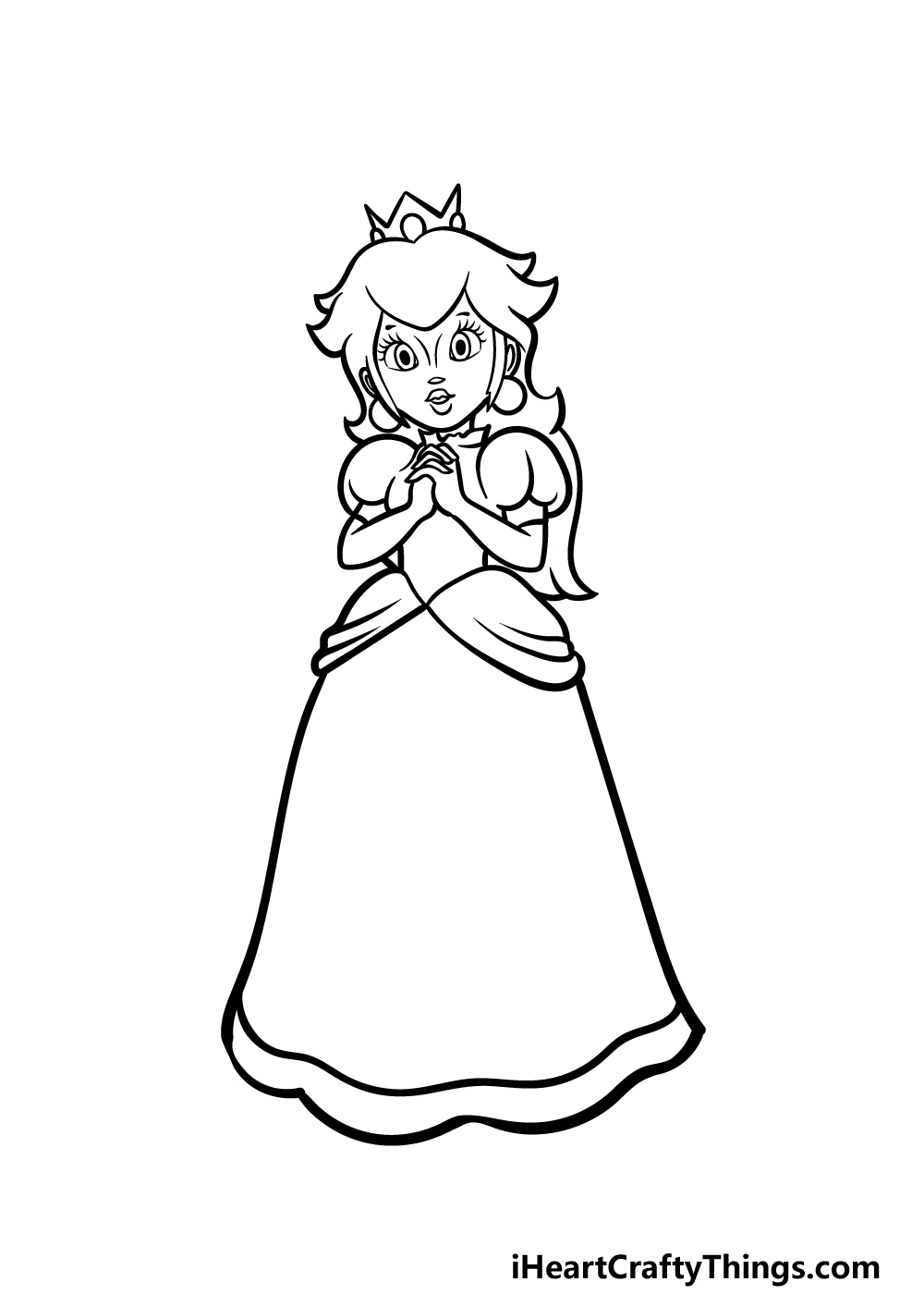 How to Draw Princess Peach Fogleman Trest1994
