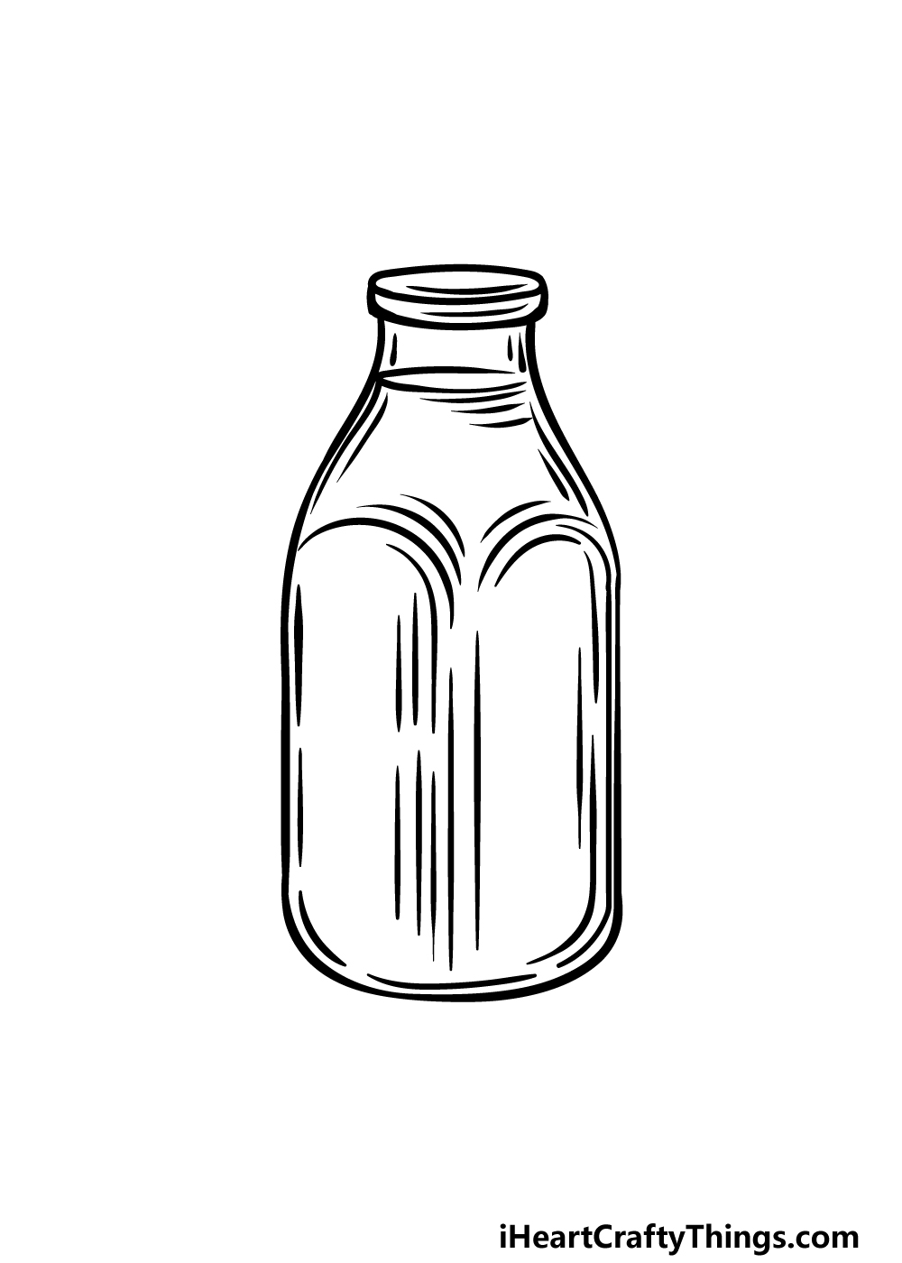 Discover 80+ milk bottle sketch in.eteachers