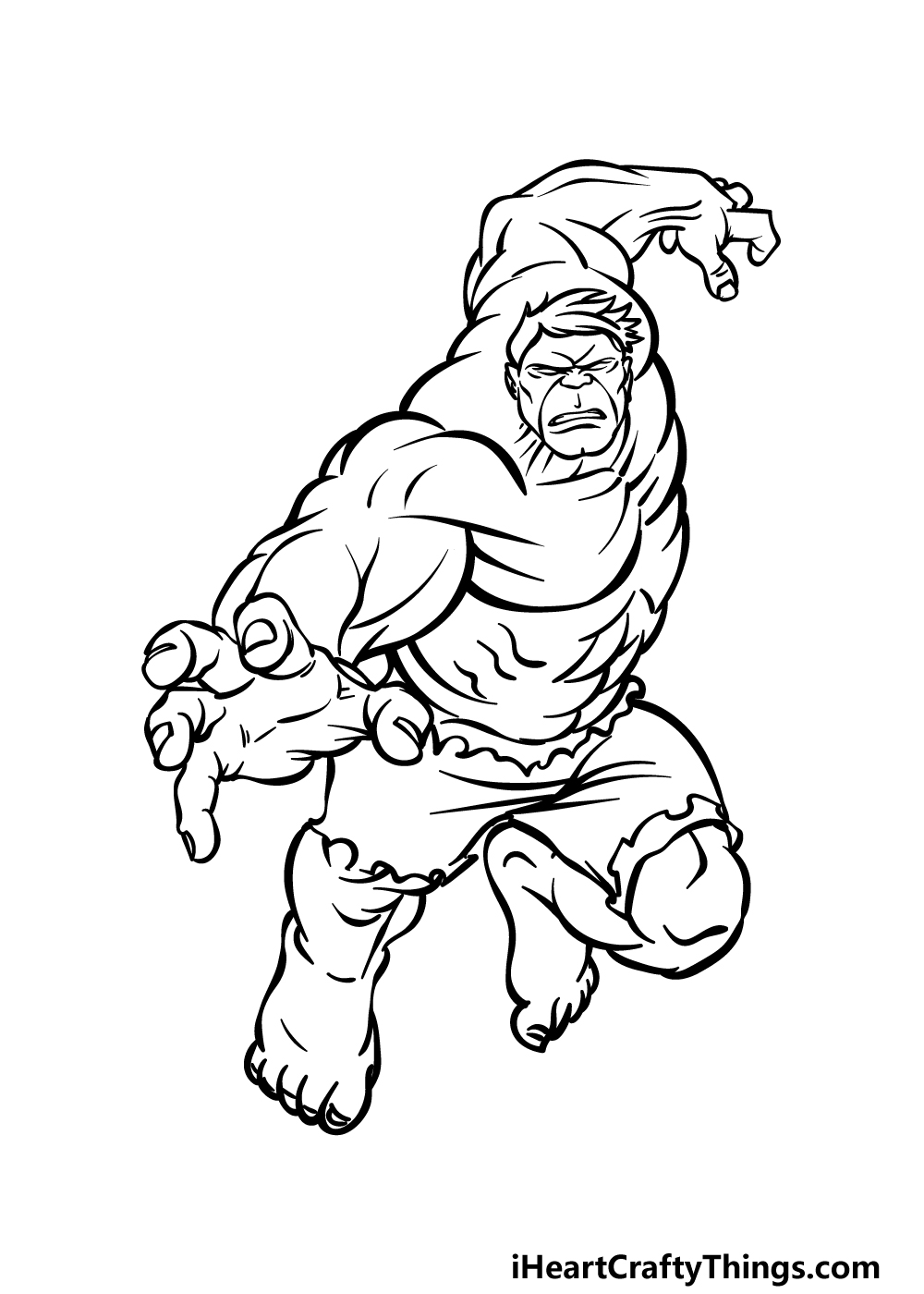 Cool Easy Incredible Hulk Draw Williams Mades1970
