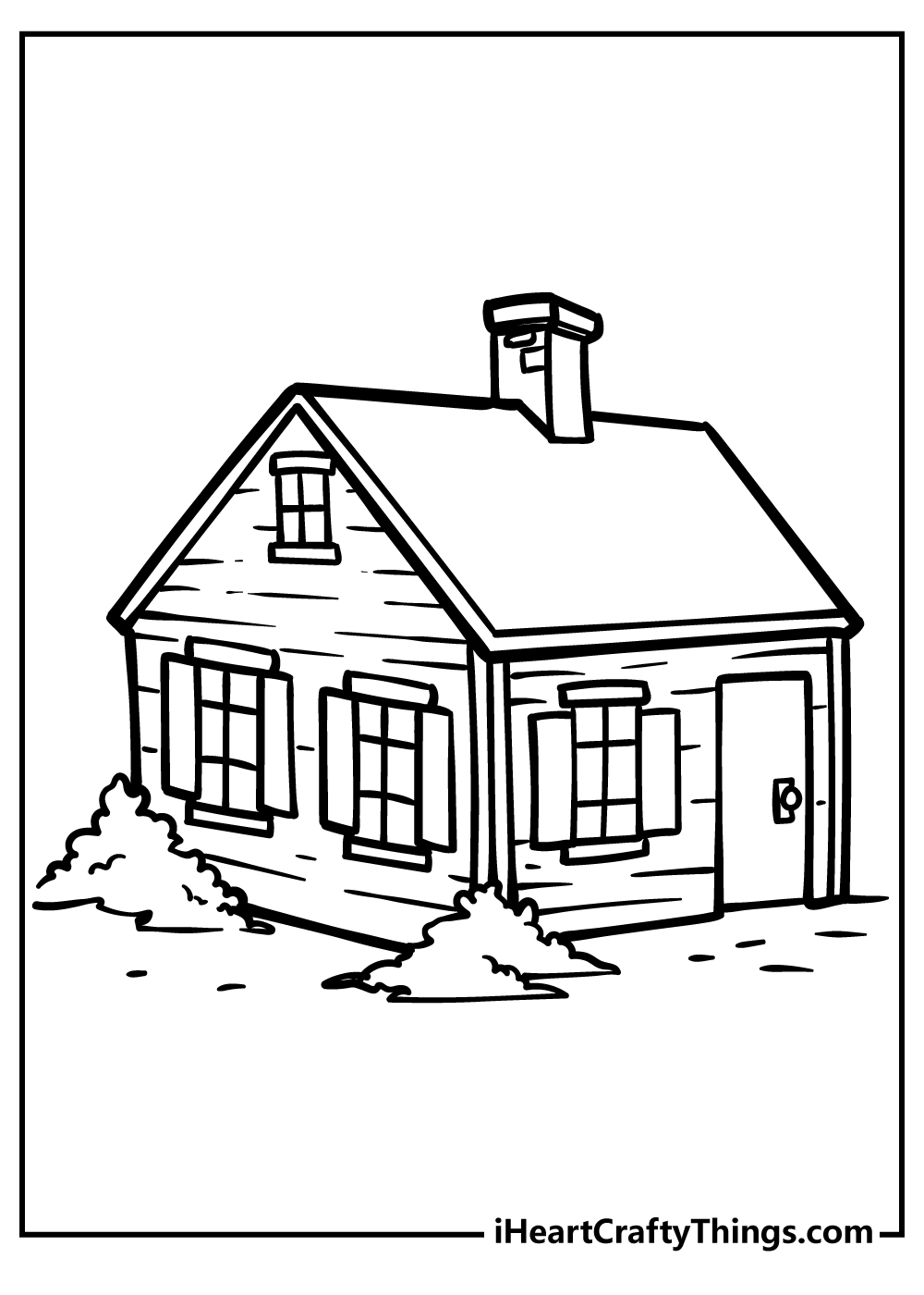 Free Coloring Pages Unleash Your Creativity with House Designs