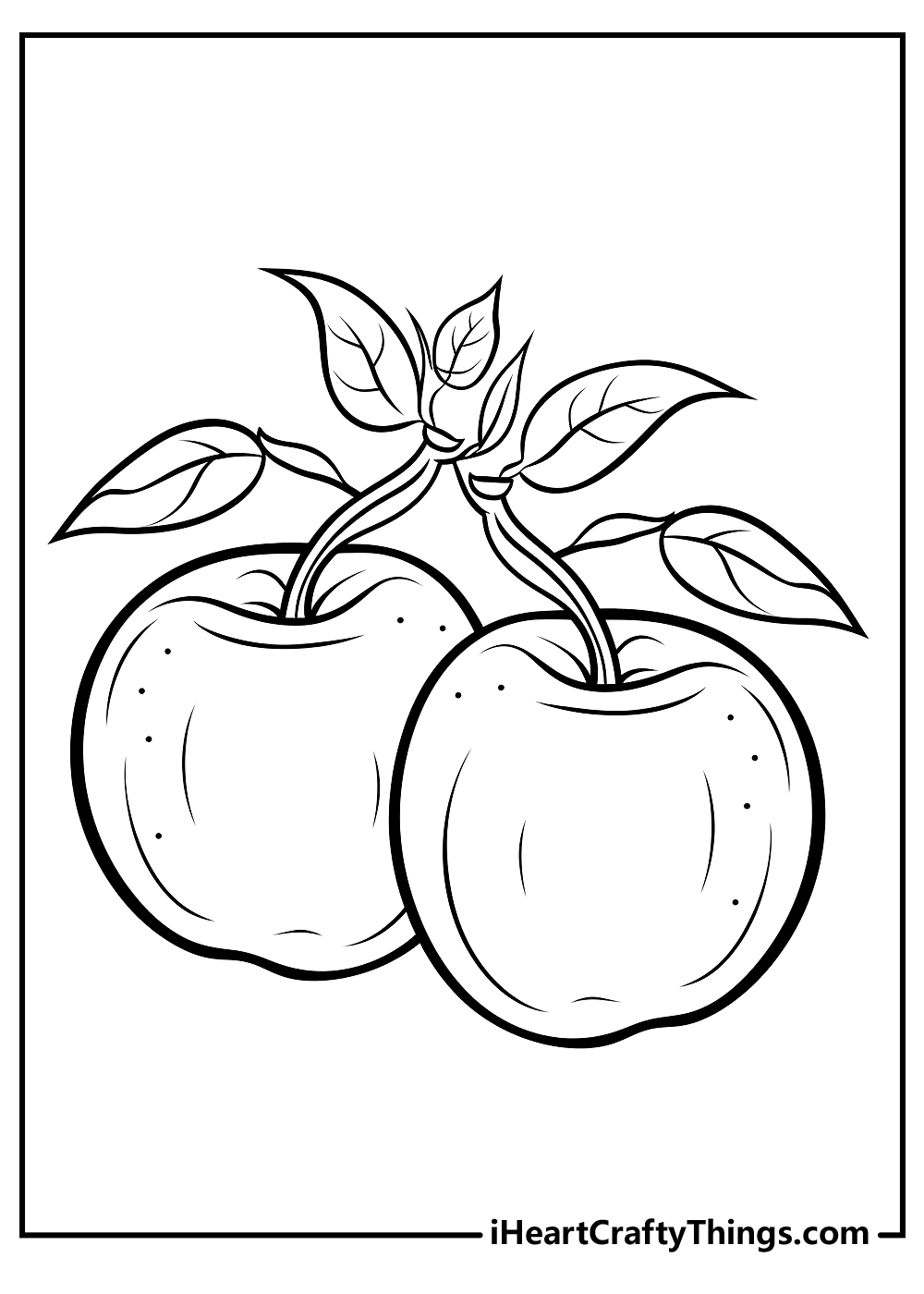 Apples Coloring Pages