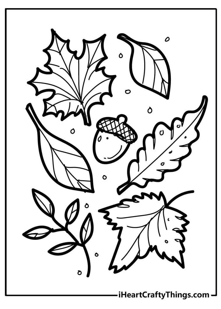 Fall Coloring Pages 47 Free Printables For This Autumn!