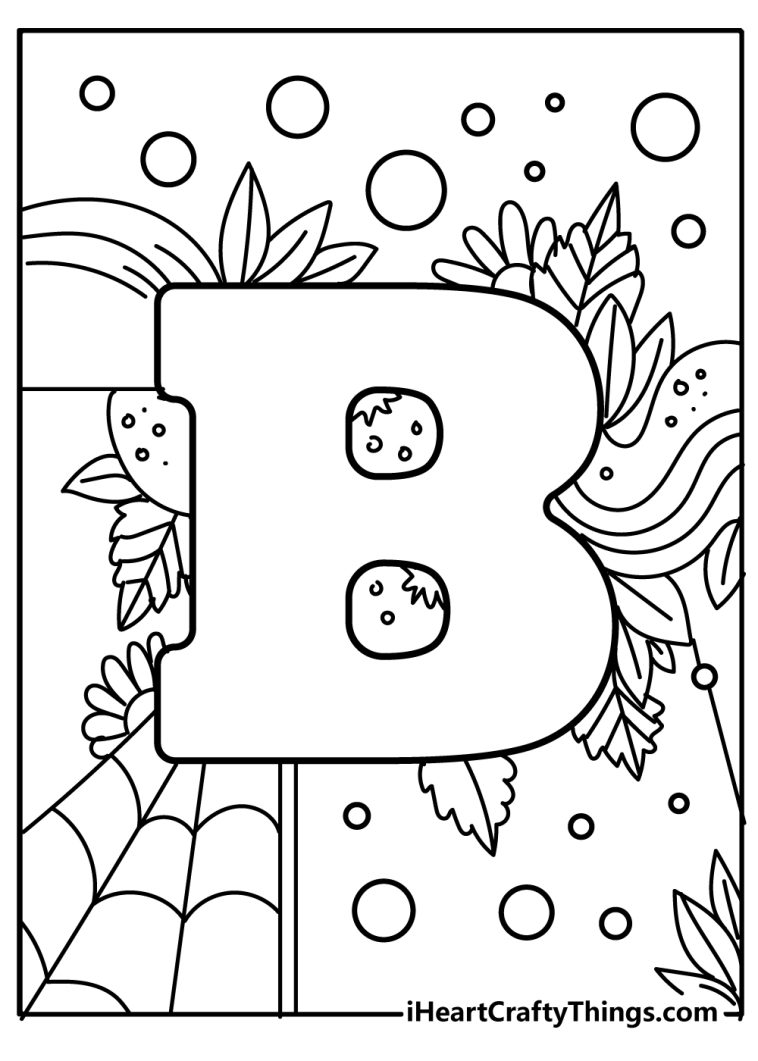 Letter B Coloring Pages (100 Free Printables)