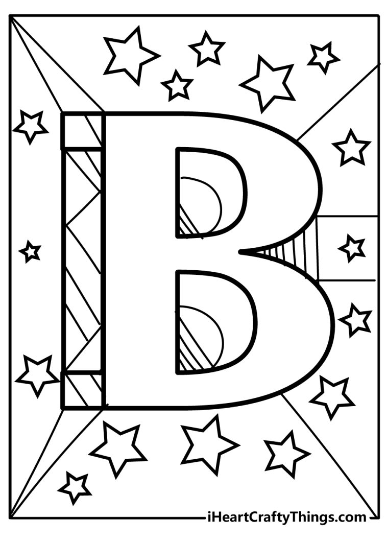 Letter B Coloring Pages (100 Free Printables)