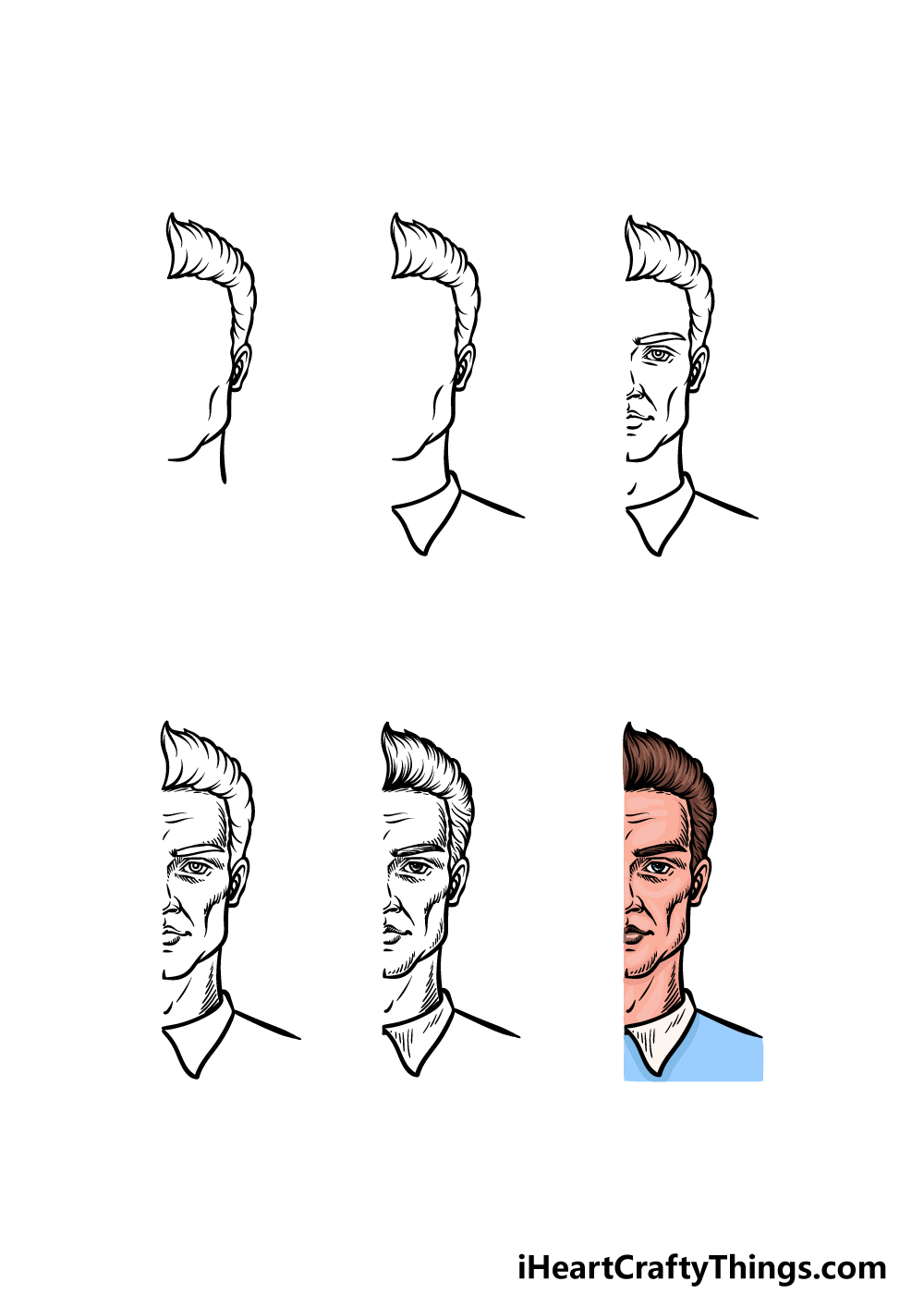 Half Face Drawing How To Draw A Half Face Step By Step (2023)
