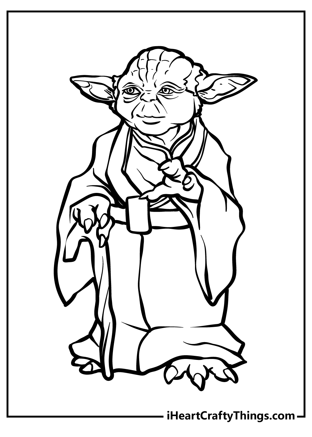 Coloring Pages Yoda