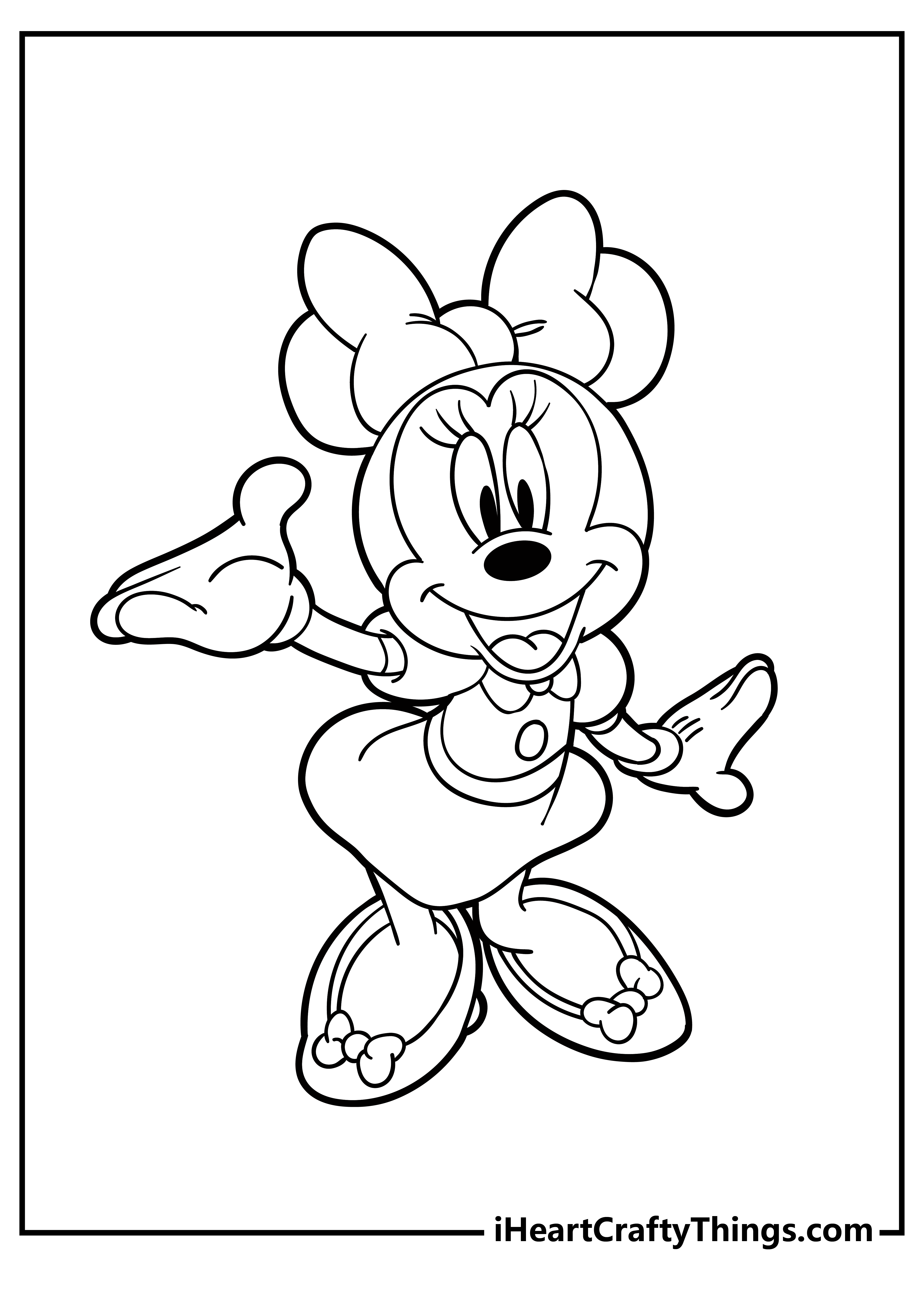 Minnie Mouse Coloring Pages