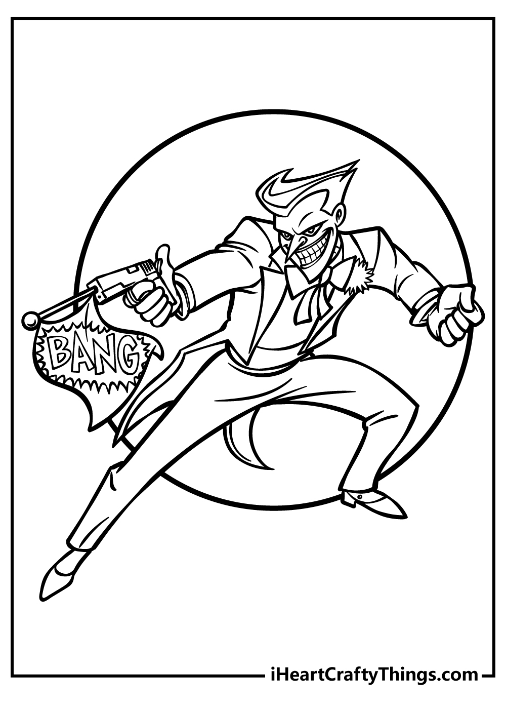 10 Cute Baby Joker Coloring Pages for Kids Bratz Coloring