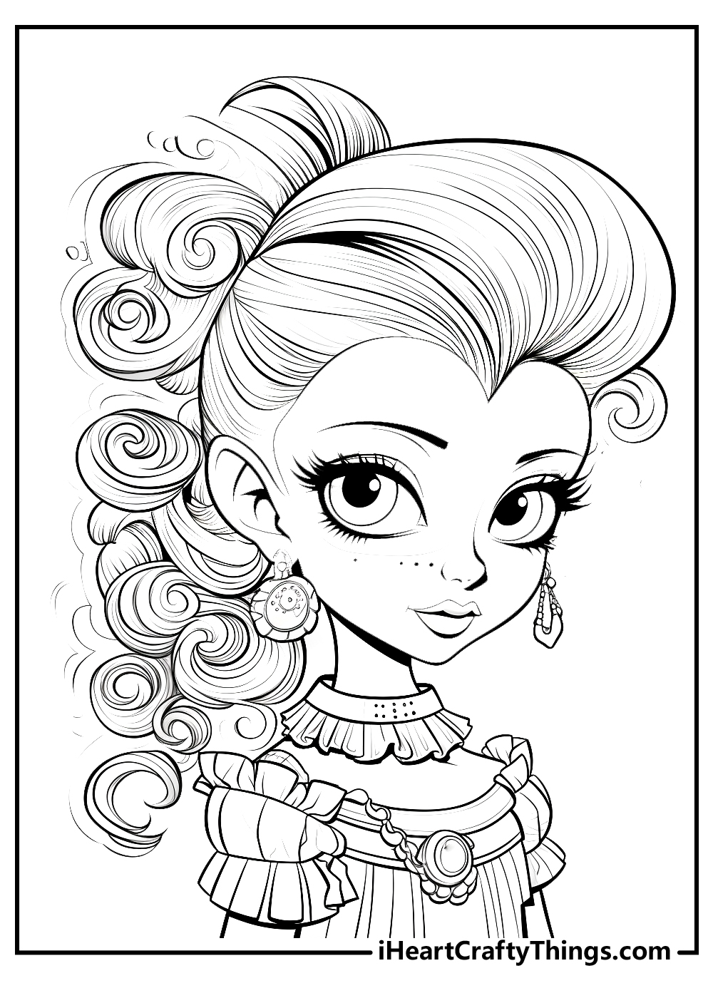 Monster High Coloring Pages Operetta