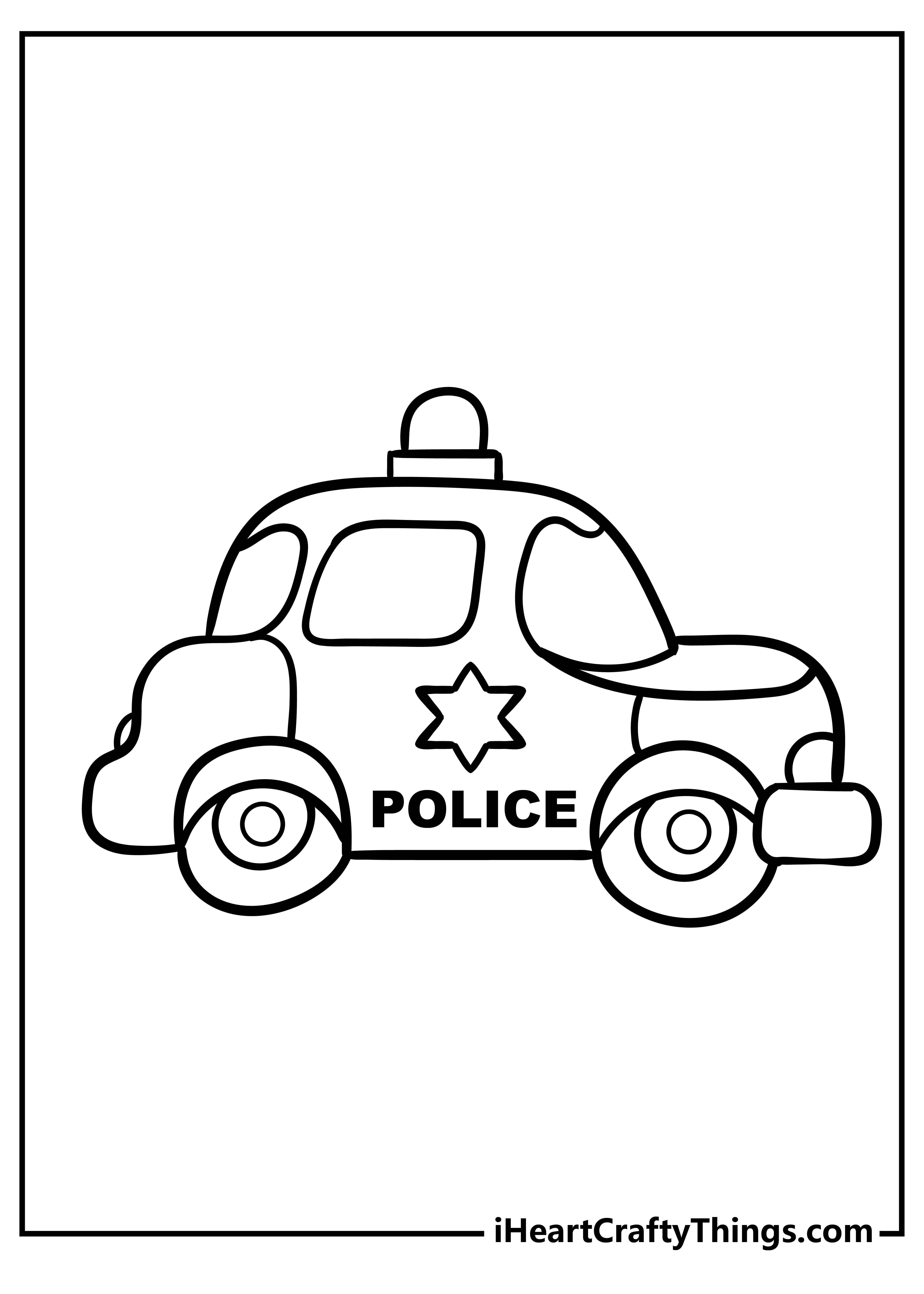 Police Cars Drawing
