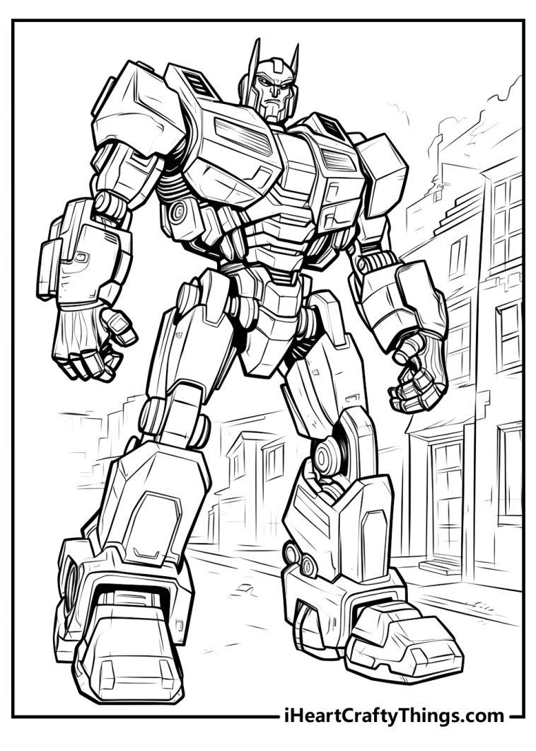 Transformers Coloring Pages (100 Free Printables)