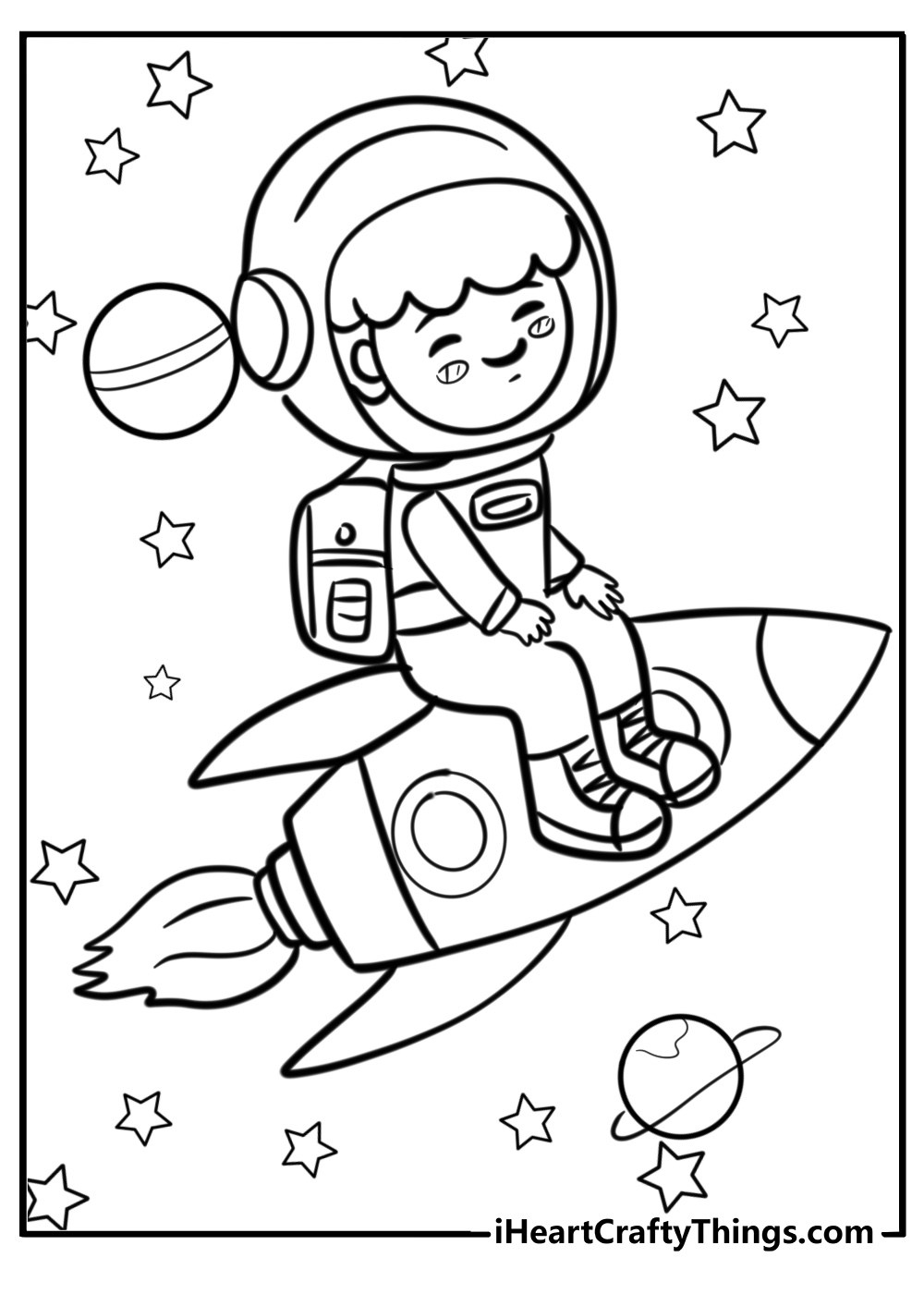 Free Printable Space Coloring Pages - FREE Printables