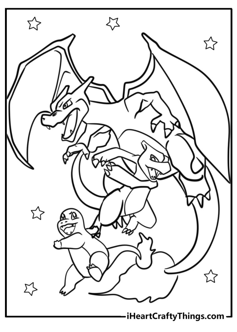36 New Charizard Coloring Pages (100 Free To Print)
