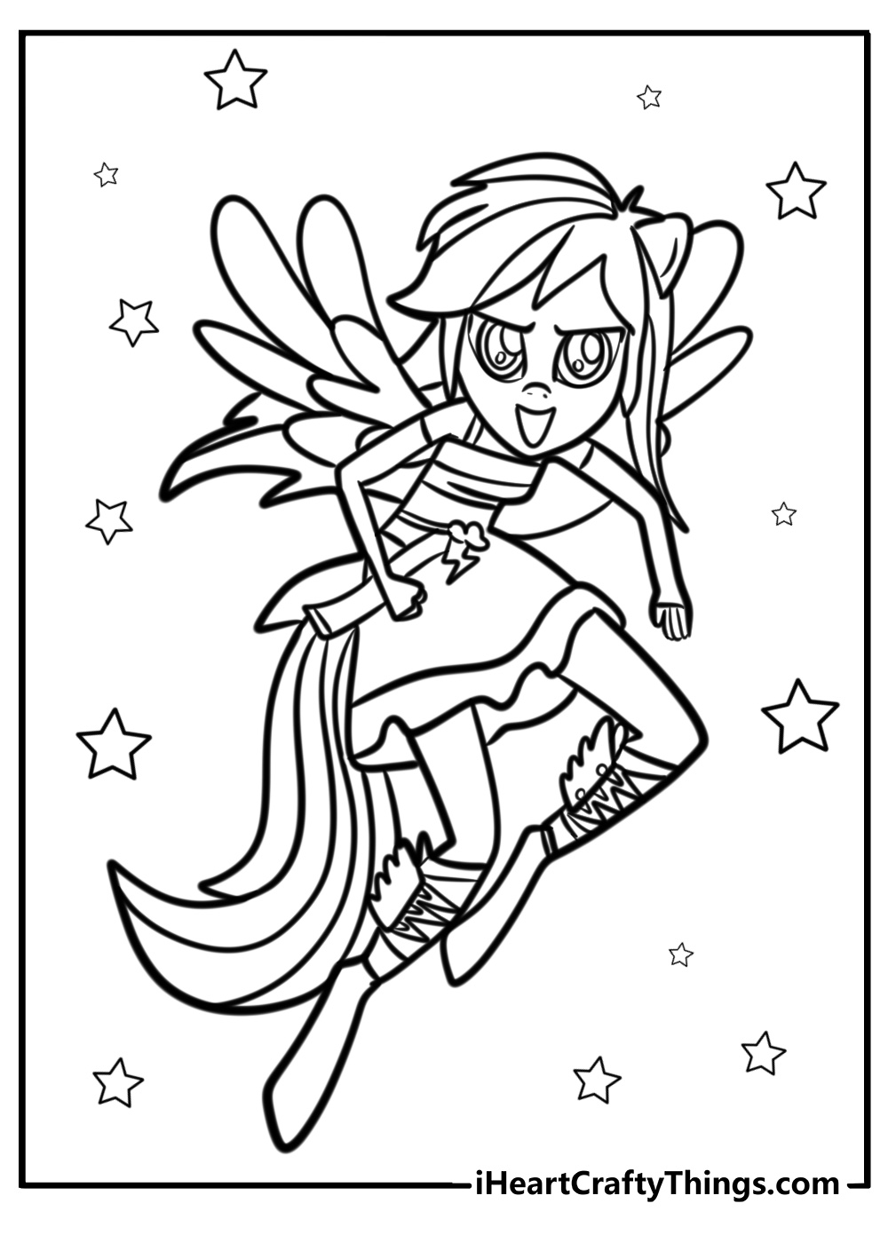 Equestria Girls Rainbow Rocks Coloring Pages [2025]