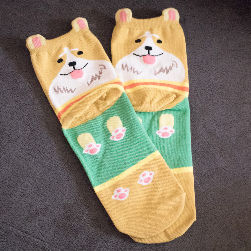 Yellow Ears Socks