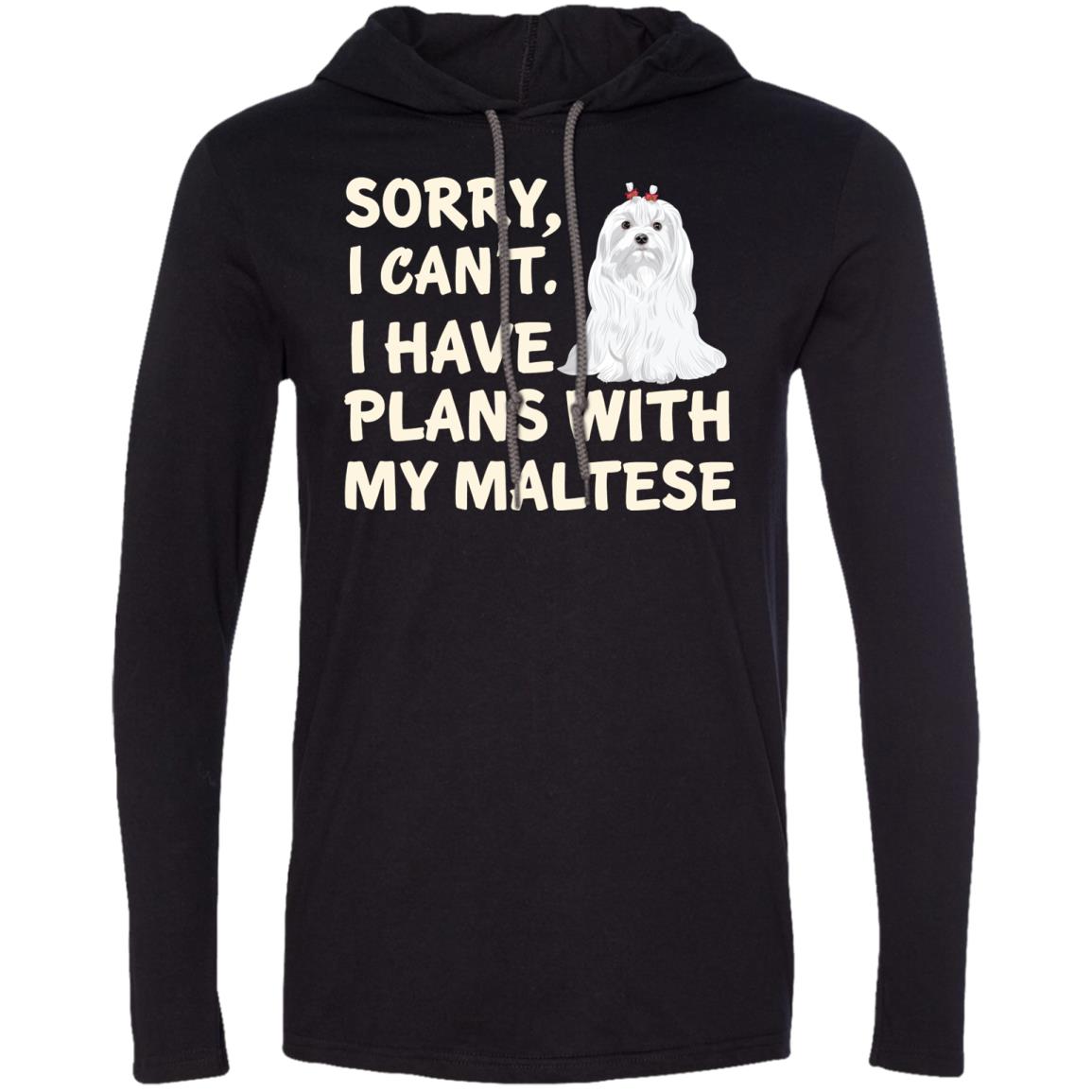 I Have Plans Maltese Pullover Hoodie