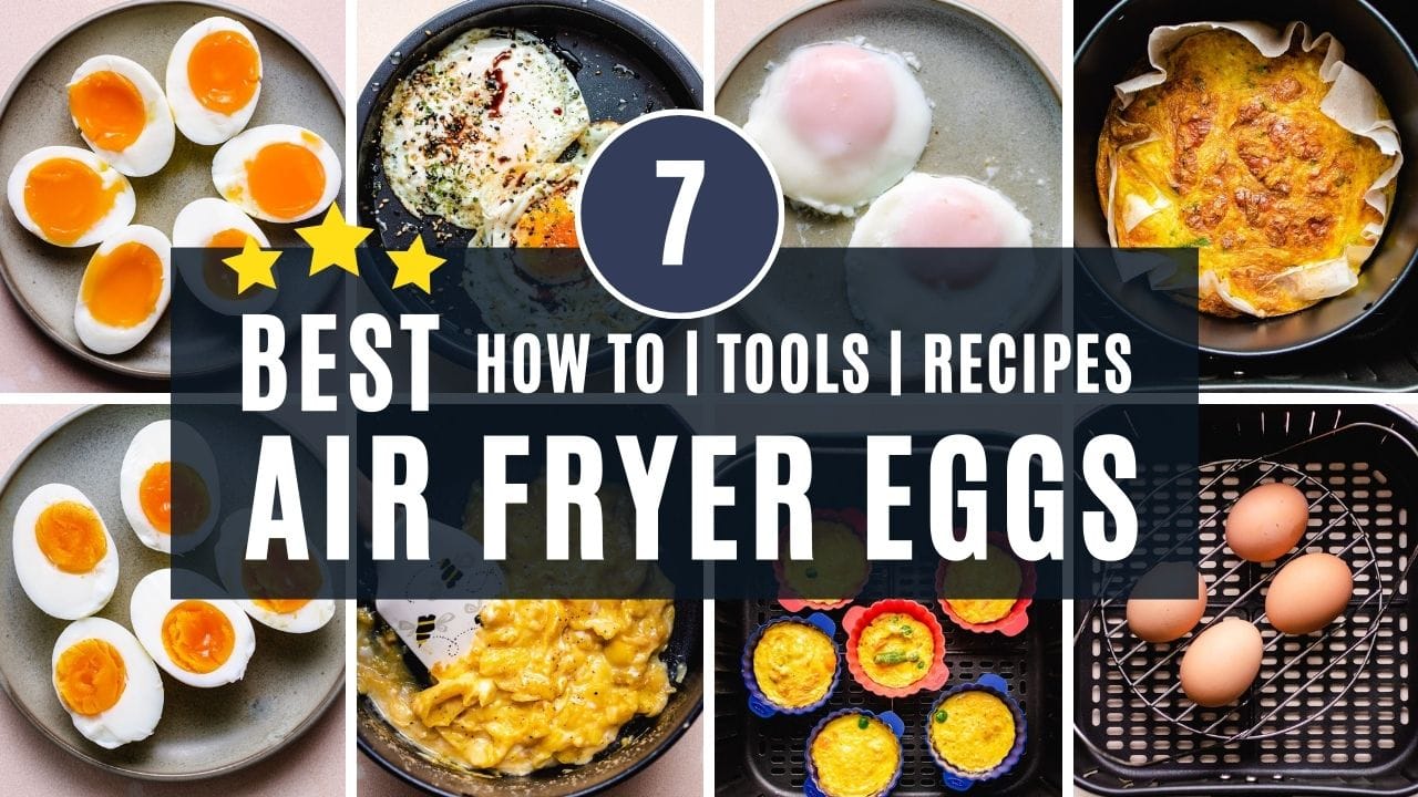 Air Fryer Eggs 7 Ways (Recipes, Tools, HowTo) I Heart Umami®