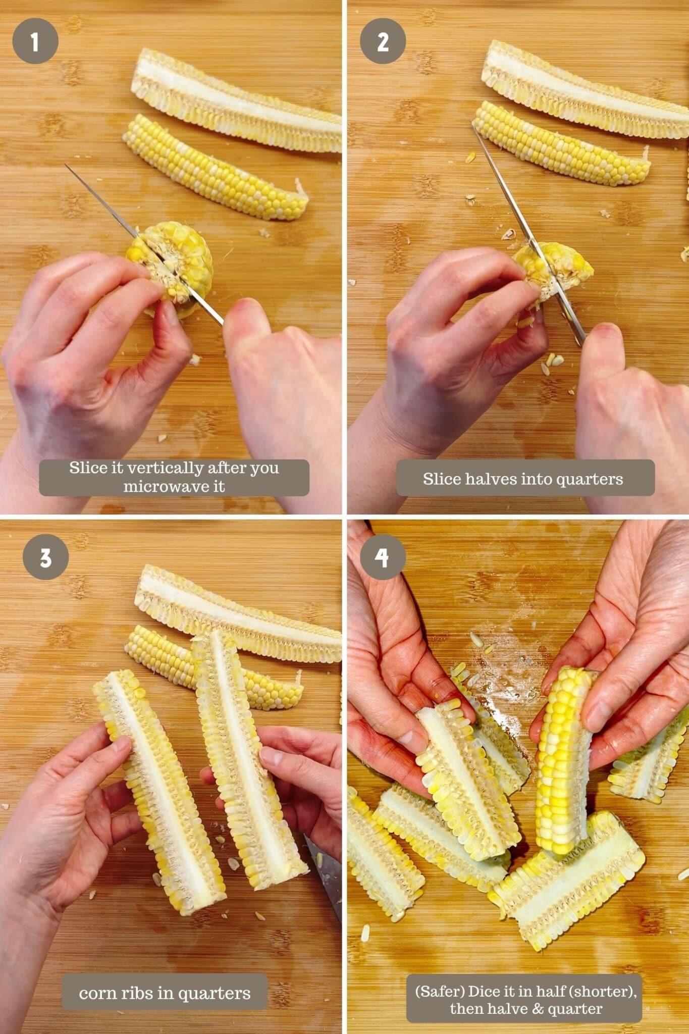 Air Fryer Corn Ribs (How to cut corn ribs safe) I Heart Umami®