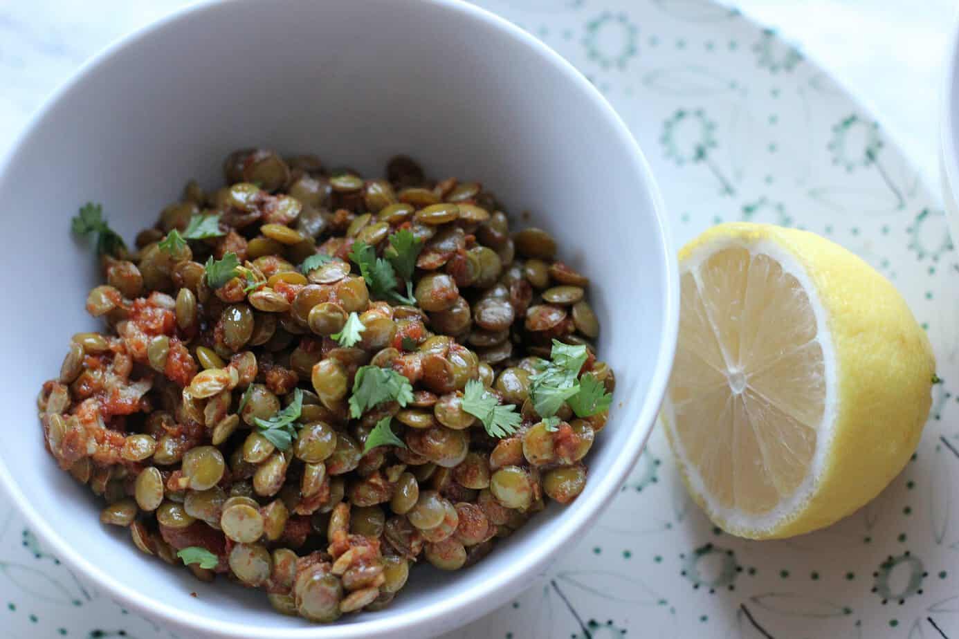 Simple Spiced Lentils I Heart Vegetables