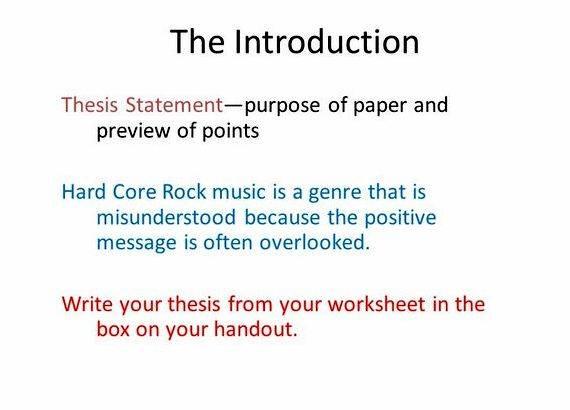 Writing hook bridge thesis introduction