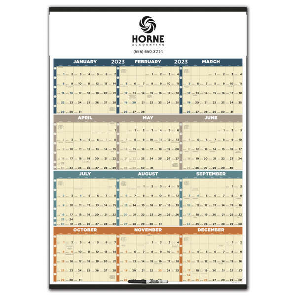 Retail Calendar Of Events 2023 Time Management SpanAYear Laminated 2023 Calendar Deluxe
