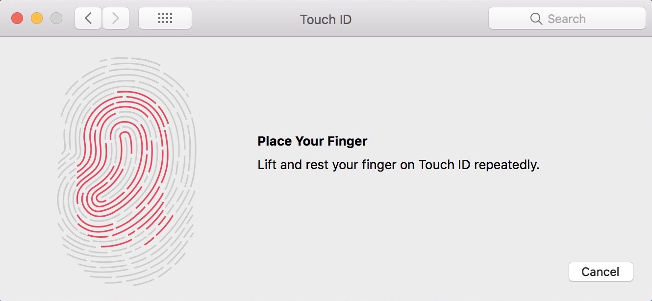 Entsperren mit Touch ID funktioniert nicht MacBook Pro 2016 / MacBook