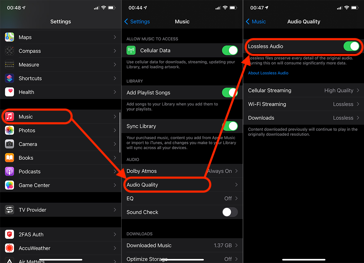 What is a Apple Lossless Audio Codec Codec and how is it activated?