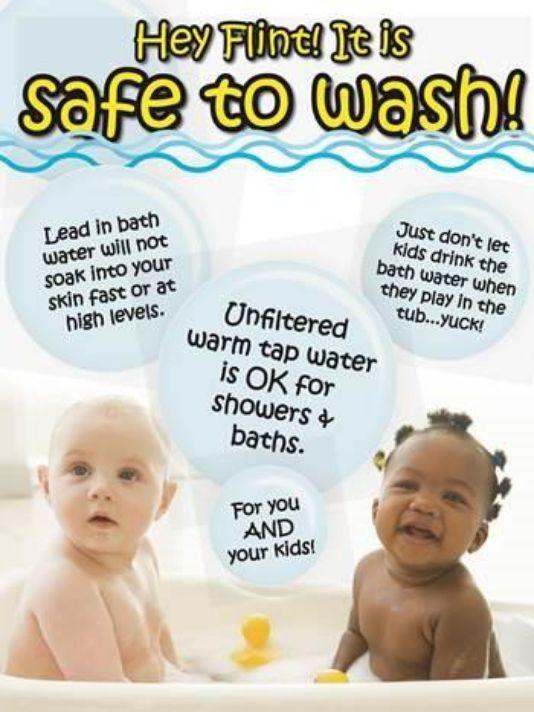 Doctors worry about bathing kids in Flint water
