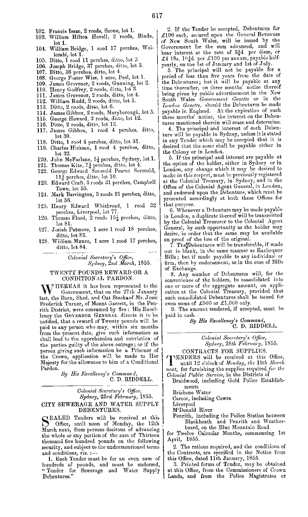 IHR NSW Family History Documents, Land Records