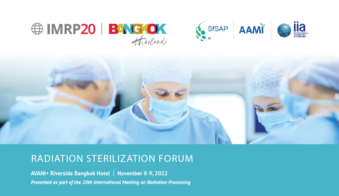 Radiation Sterilization Forum at IMRP20 INTERNATIONAL IRRADIATION