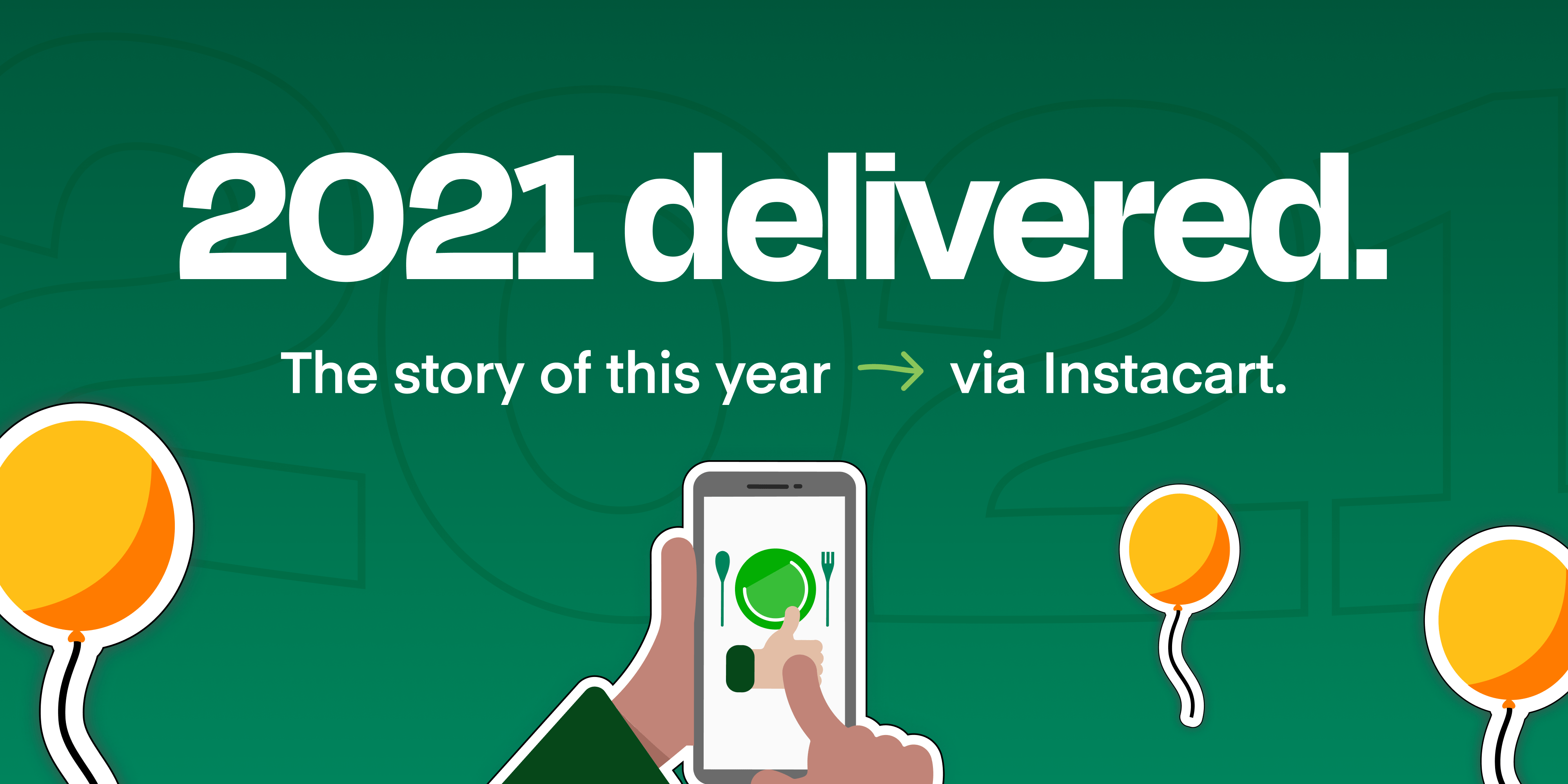Instacart's 2021 Delivered — Information is Beautiful Awards