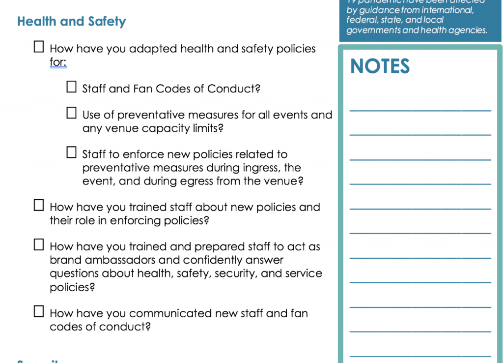 The Innovation Institute for Fan Experience (IIFX) Releases Essential