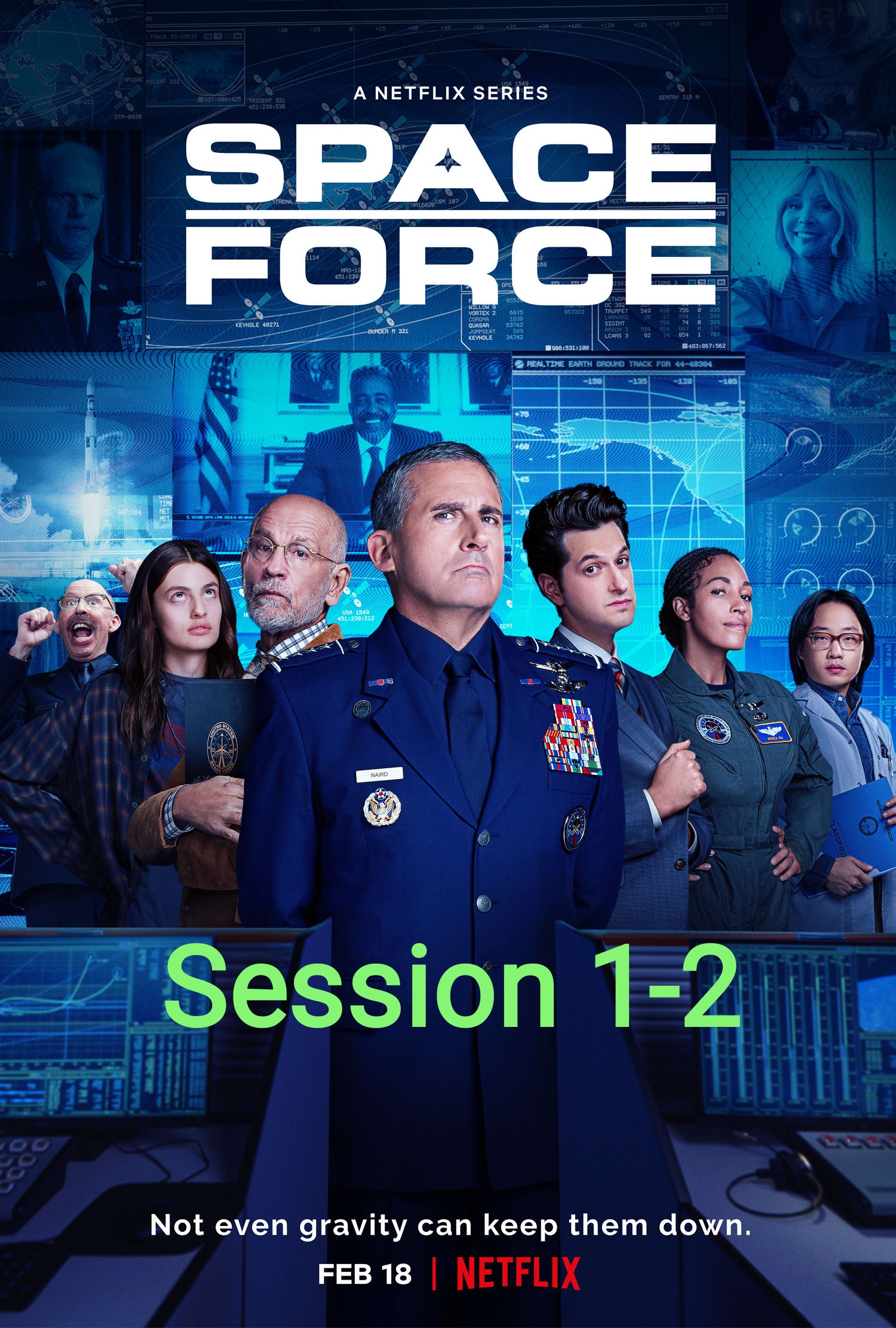 Space Force 2020-22 S1-2 Hindi NetFlix ESub