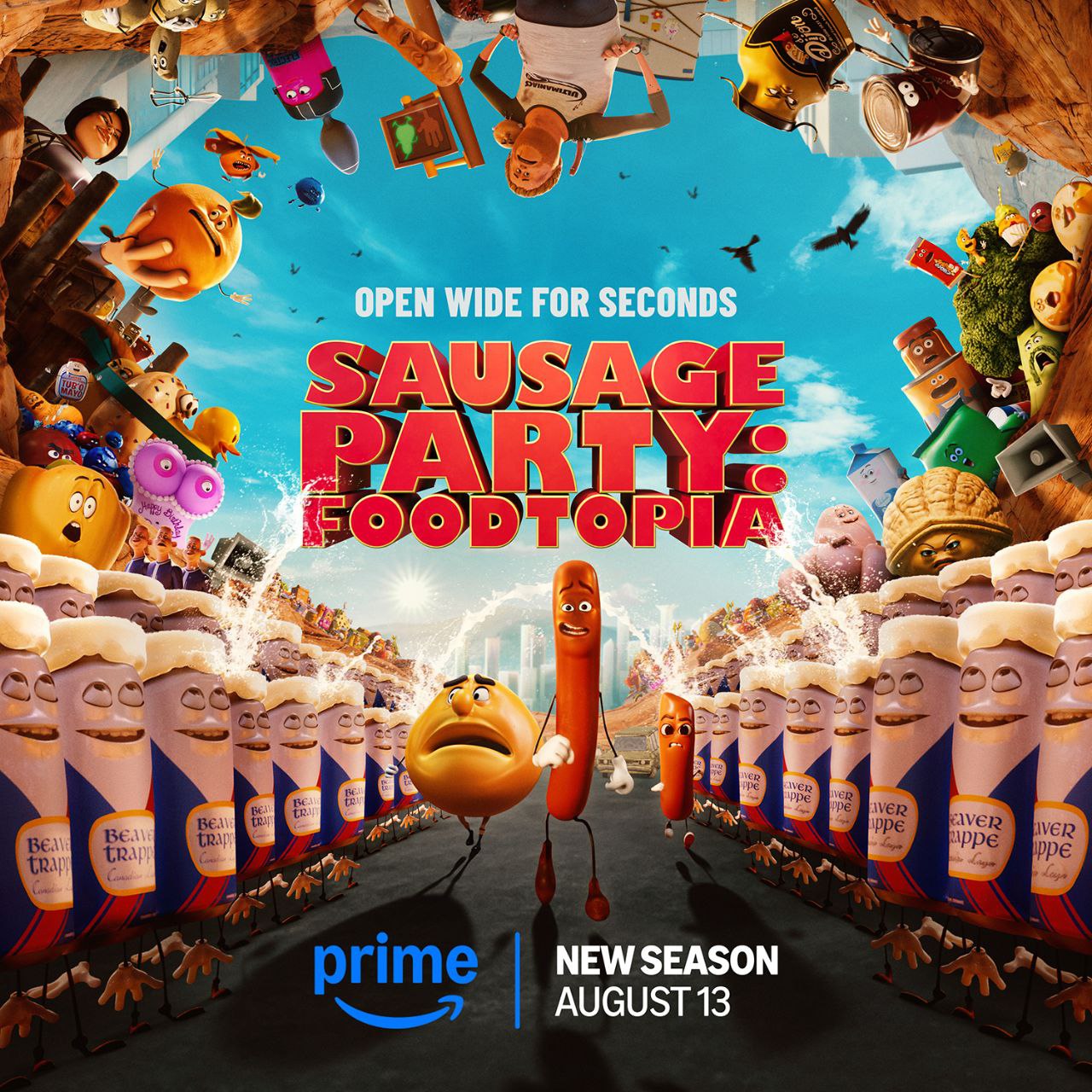 Sausage Party: Foodtopia (2025) S’2 Hindi PrimeVideo Series