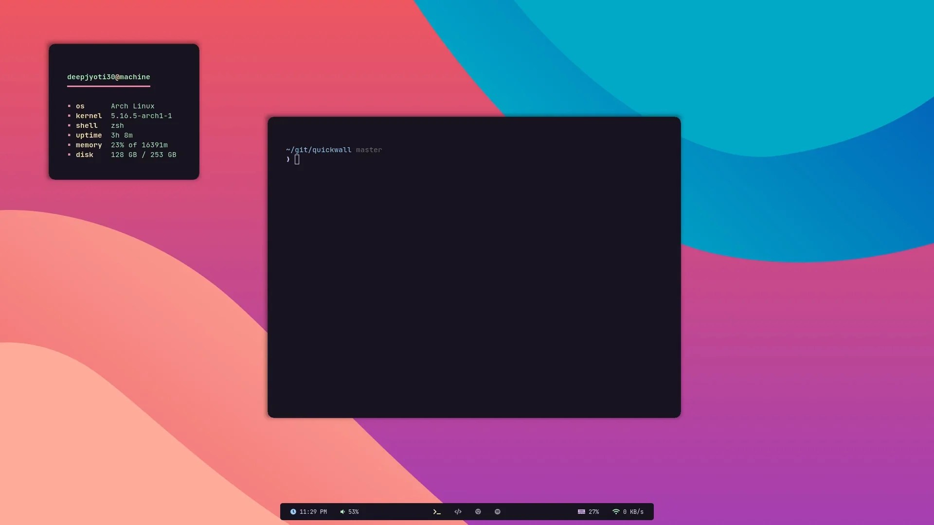 SketchyBar A customizable status bar for macOS