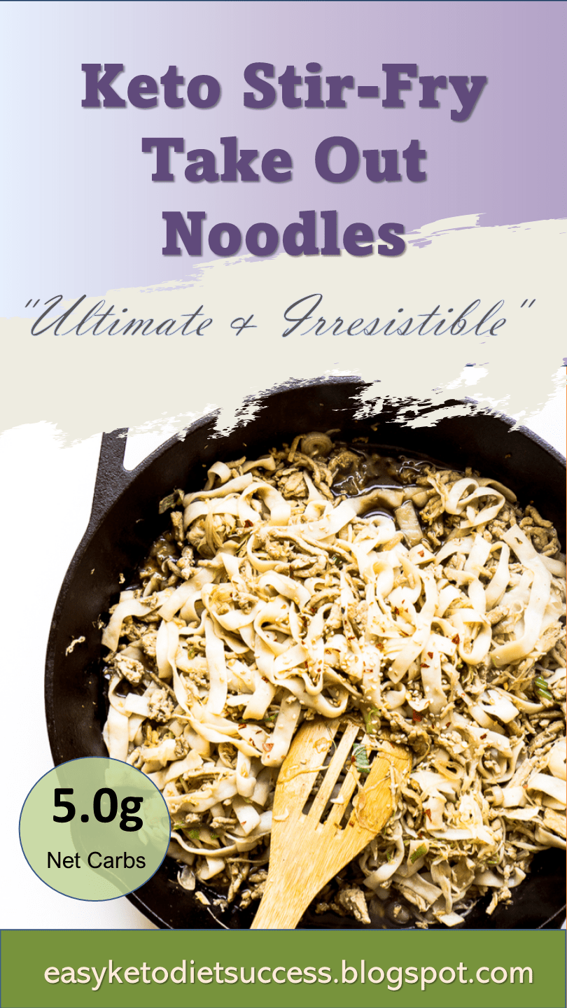 Keto StirFry Take Out Noodles