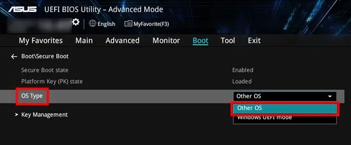 How to Enable or Disable Secure Boot for ASUS Motherboard