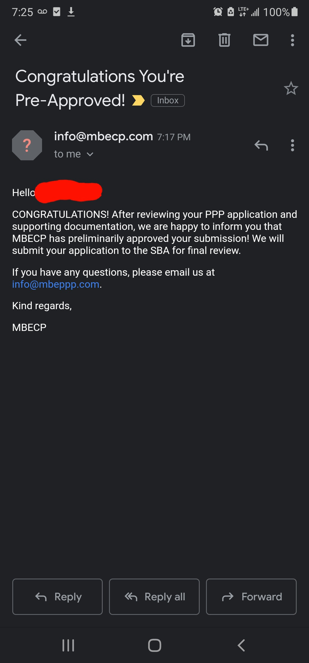 Preliminary Approval For Ppp 2Nd Draw! : R/Eidlppp