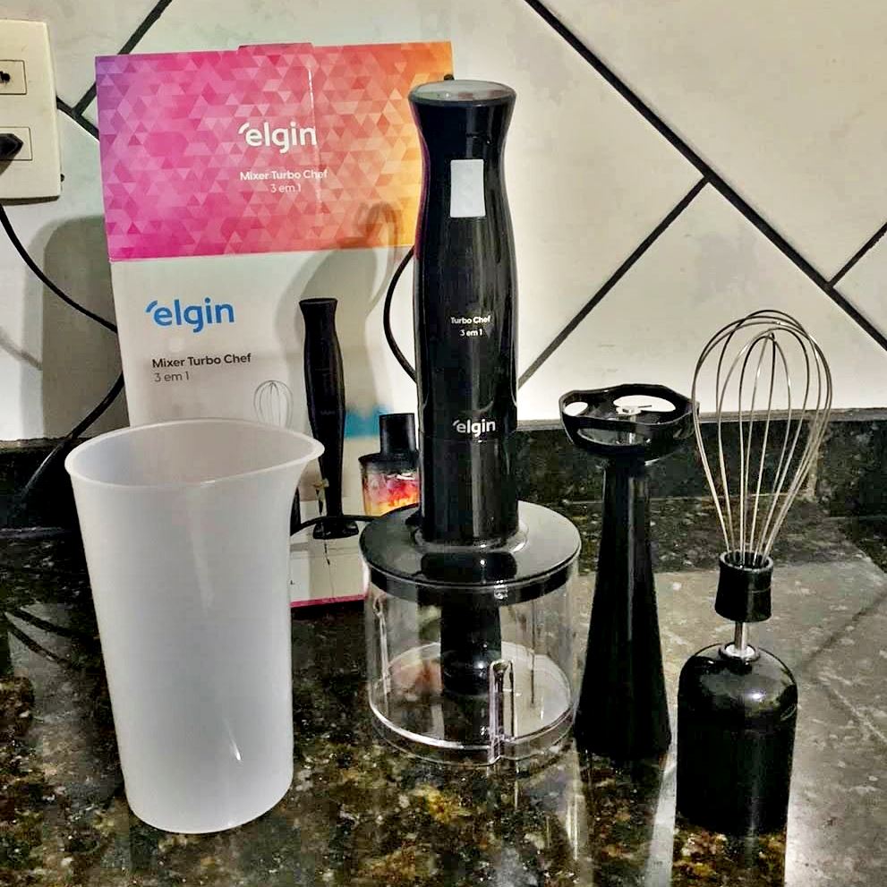 Mixer Turbo Chef 3 Em 1 200w Triturador E Fuet 127v - Elgin - Aqui