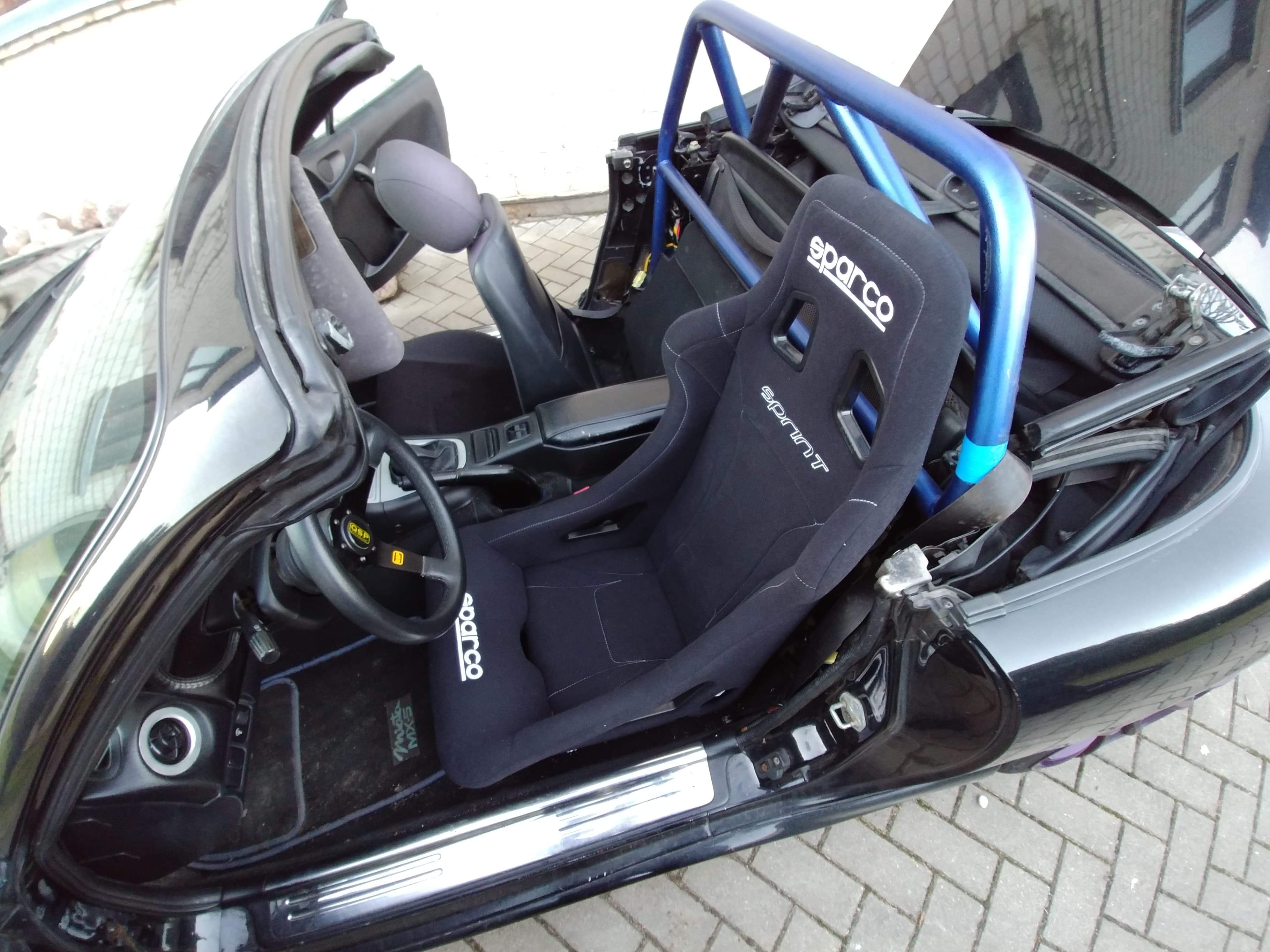 Sparco Sprint seat mount bracket for Mazda MX5 Miata seat rails eBay