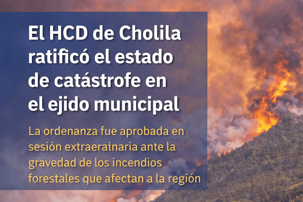El HCD de Cholila ratificó el estado de catástrofe en el ejido municipal