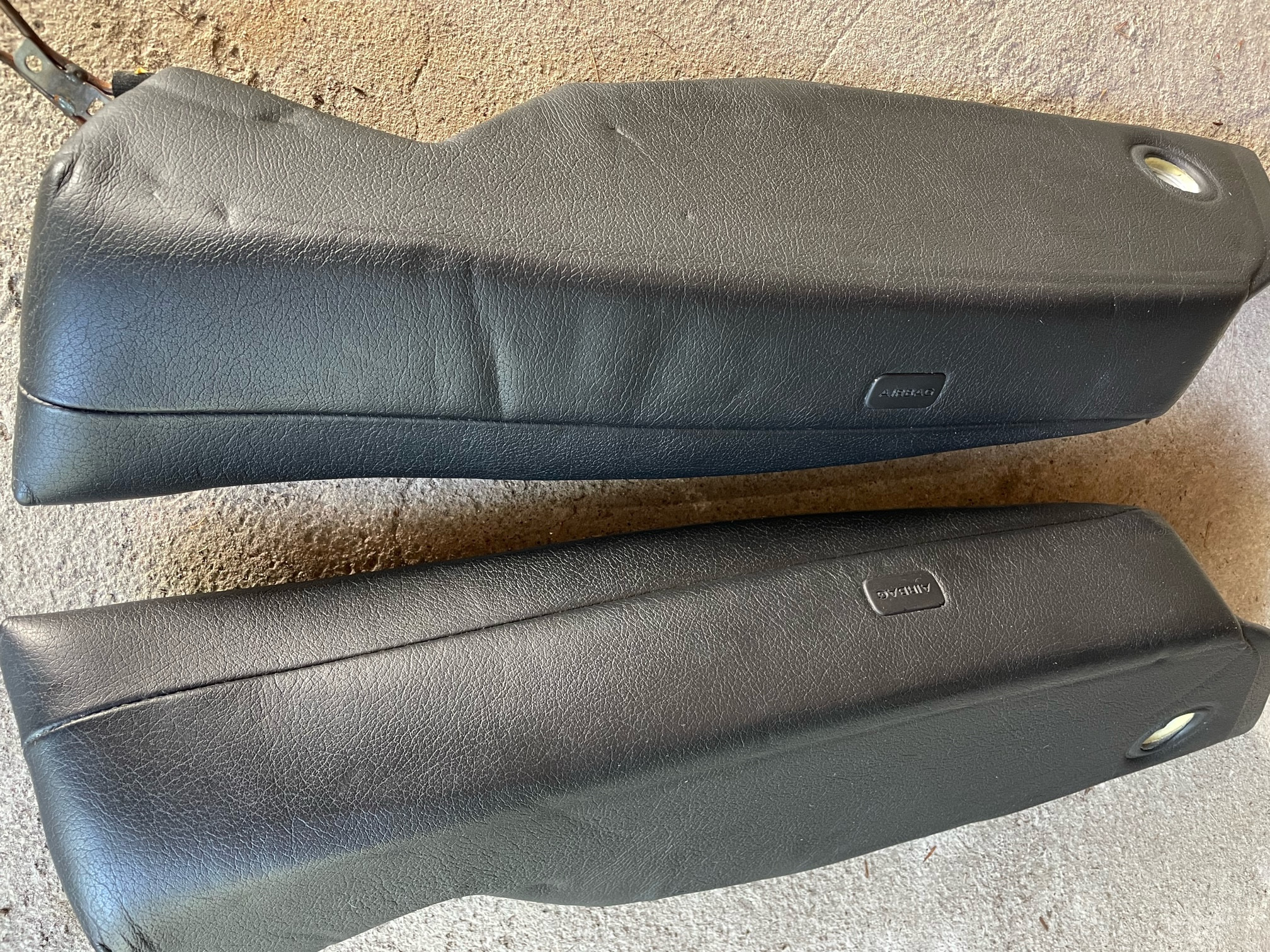 For Sale Rear Seat Side Cushions Black Leather W/Airbag