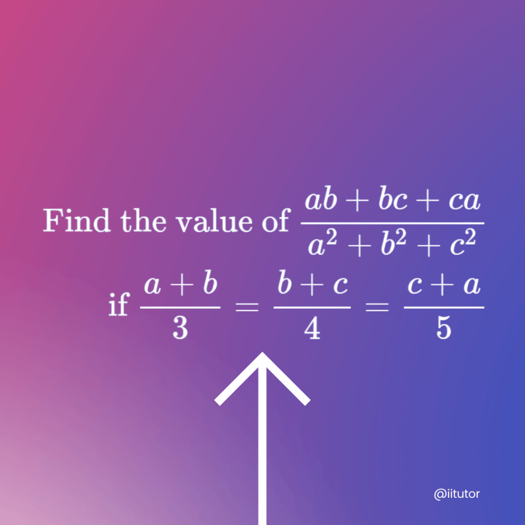 How to Simplify Algebraic Expressions Using Ratios