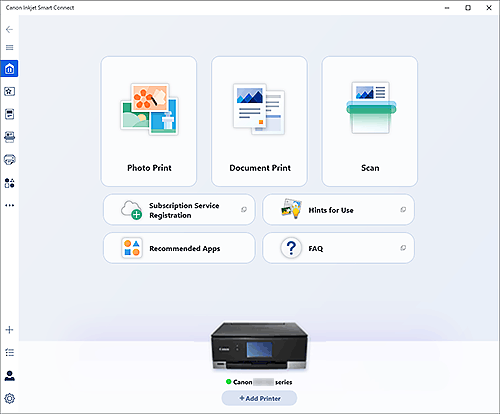 Canon Inkjet 手冊 使用Canon Inkjet Smart Connect中的印表機基本功能