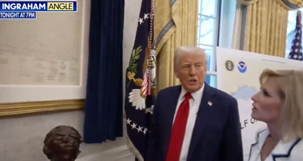 Trump Unveils Declaration of Independence in Oval Office IJR