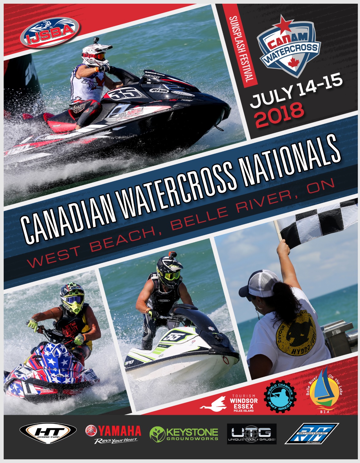 2018 Canadian Watercross Nationals July 1415, Belle River, Ontario