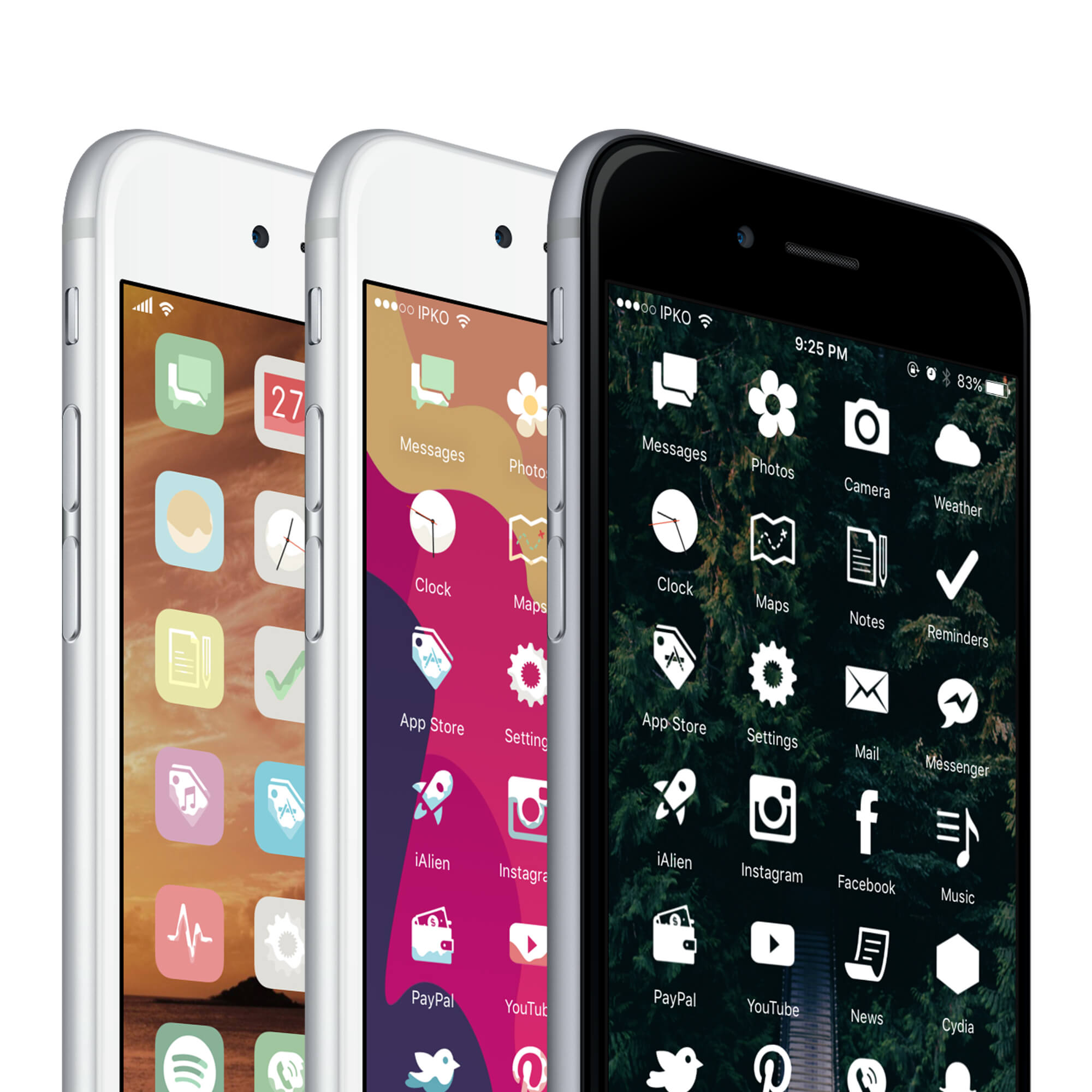 Top 20 Themes for iOS 10.2 iOS 10 on iPhone or iPad iPhone Hacks