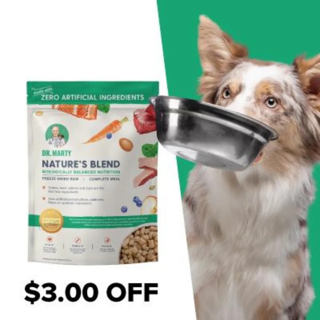 Dr. Marty's Pets 3.00 OFF Nature's Blend Merrimack, New Hampshire