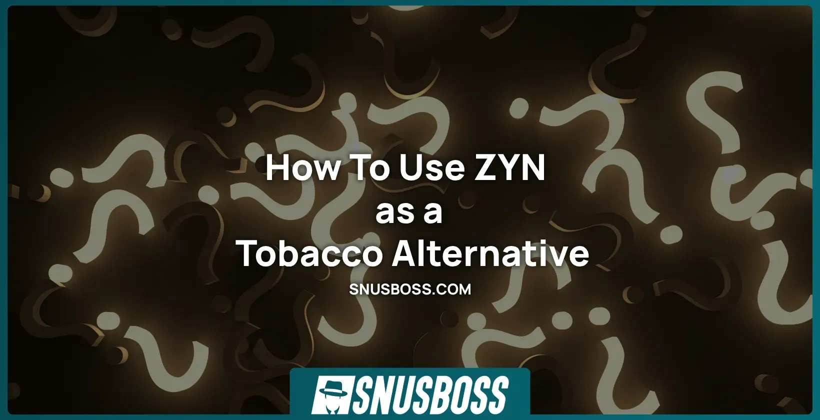 How To Use ZYN Nicotine Pouches as a Tobacco Alternative Snusboss